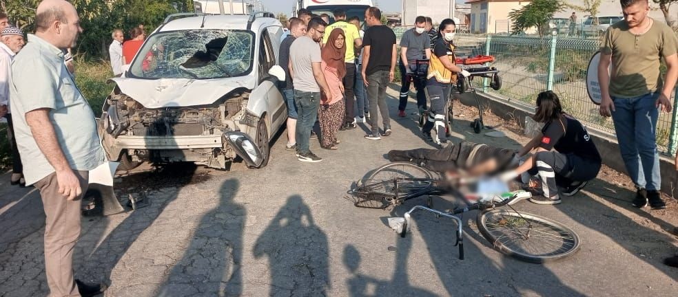 Manisa’da kamyonetin çarptığı bisikletli Mehmet Zühtü Şahin öldü