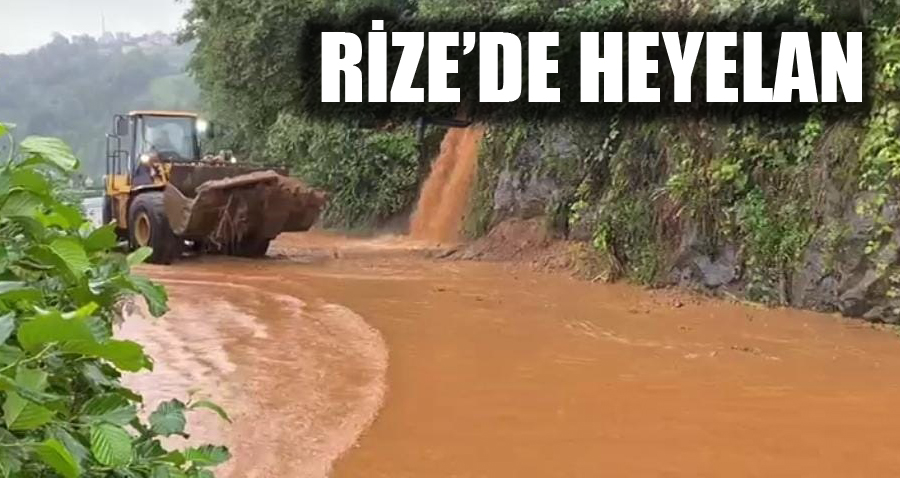 Rize’nin Pazar ilçesinde şiddetli yağış kara ulaşımını olumsuz etkiliyor