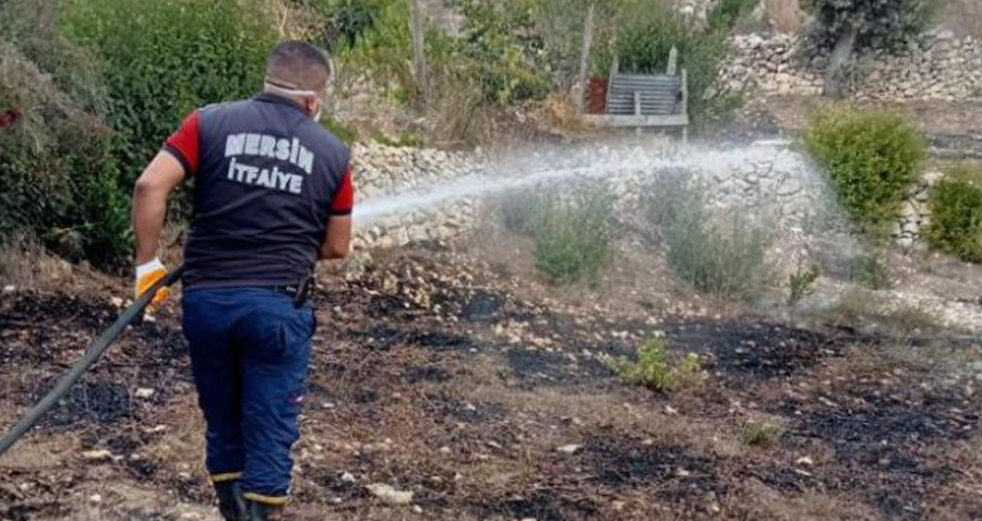 Bahçesindeki yangını söndüren Mehmet Özdemir kalp krizi geçirdi, hayatını kaybetti