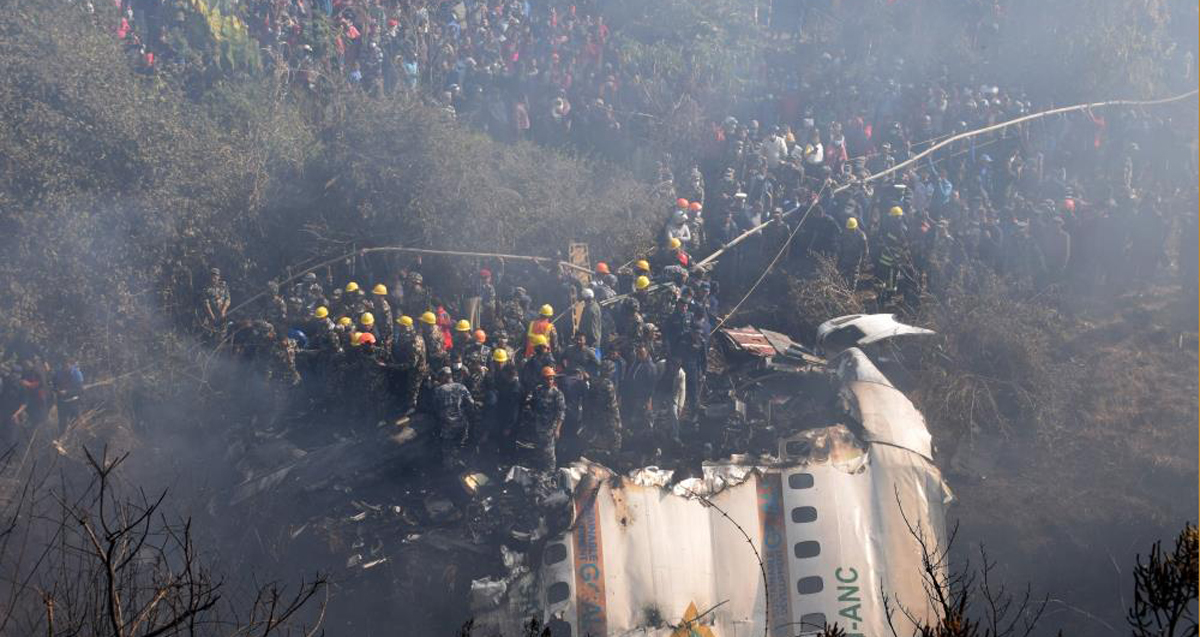 Nepal declared national mourning for plane crash