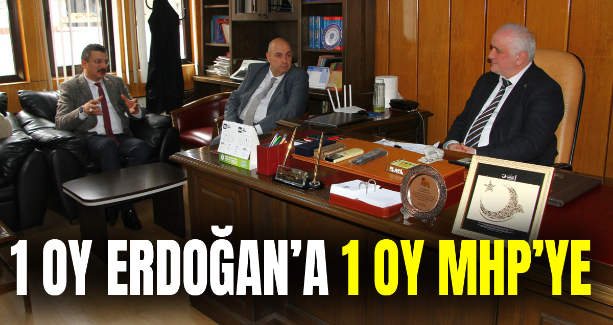 Recep Bakırcı: “Bir oy Cumhurbaşkanımız Recep Tayyip Erdoğan’a bir oy da MHP’ye istiyoruz”